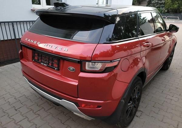 Land Rover Range Rover Evoque cena 84900 przebieg: 92135, rok produkcji 2017 z Pruszcz Gdański małe 631